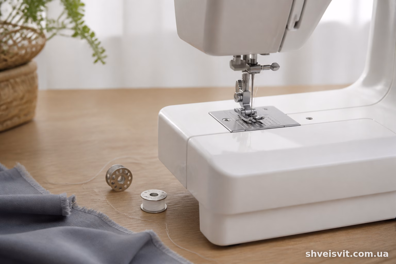 Janome 1522 не захоплює нижню нитку: що робити
