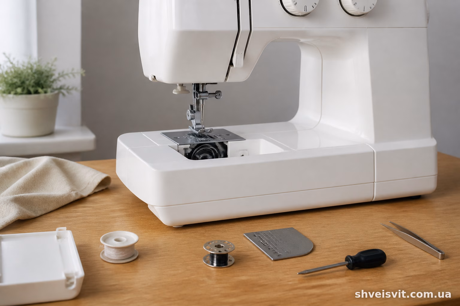 Janome 423S не захоплює нитку зі шпульки: що робити