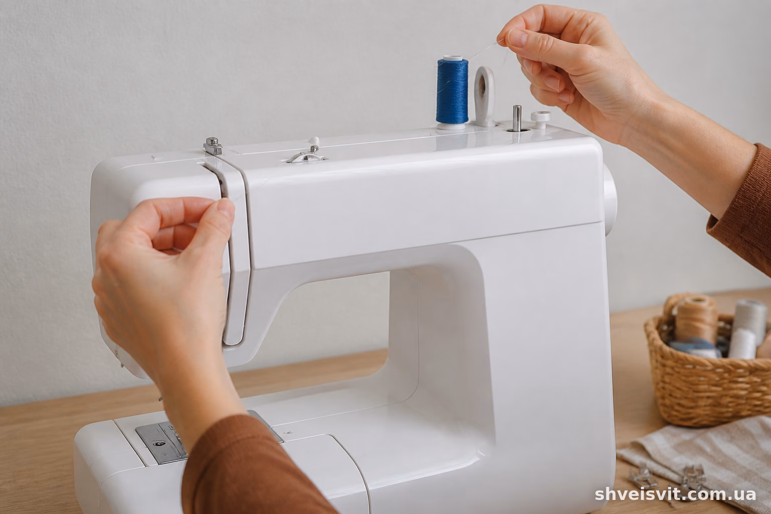 Janome Juno 513: як правильно заправити нитку