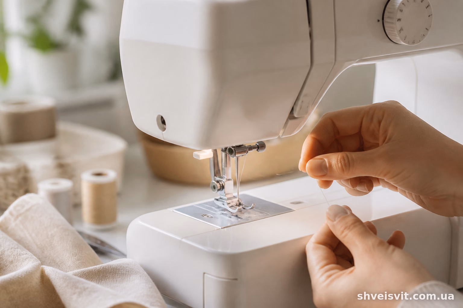 Janome Juno 513 не захоплює нижню нитку: причини та рішення
