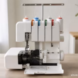 Janome MyLock 210D: схема заправки ниток