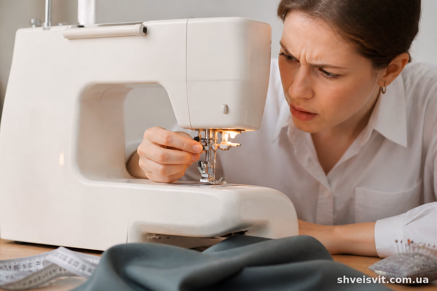 Натяг нитки — верхній і нижній