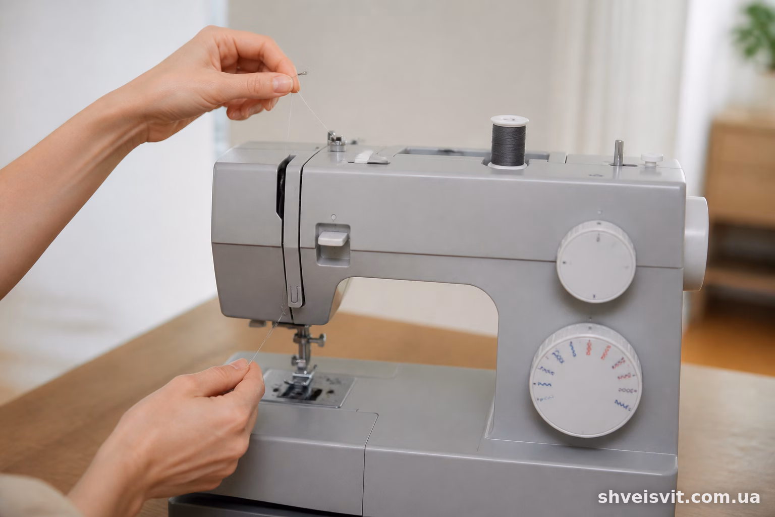 Singer Heavy Duty 4432: як заправити нитку